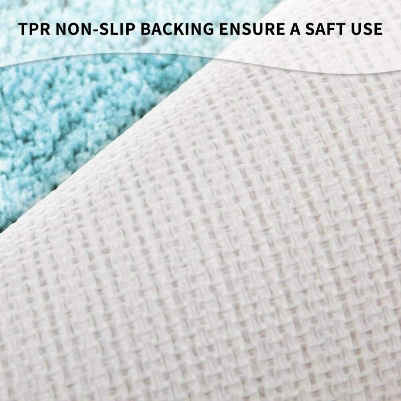 Alfombrillas absorbentes de baño de agua, alfombra antideslizante de microfibra suave, productos de baño