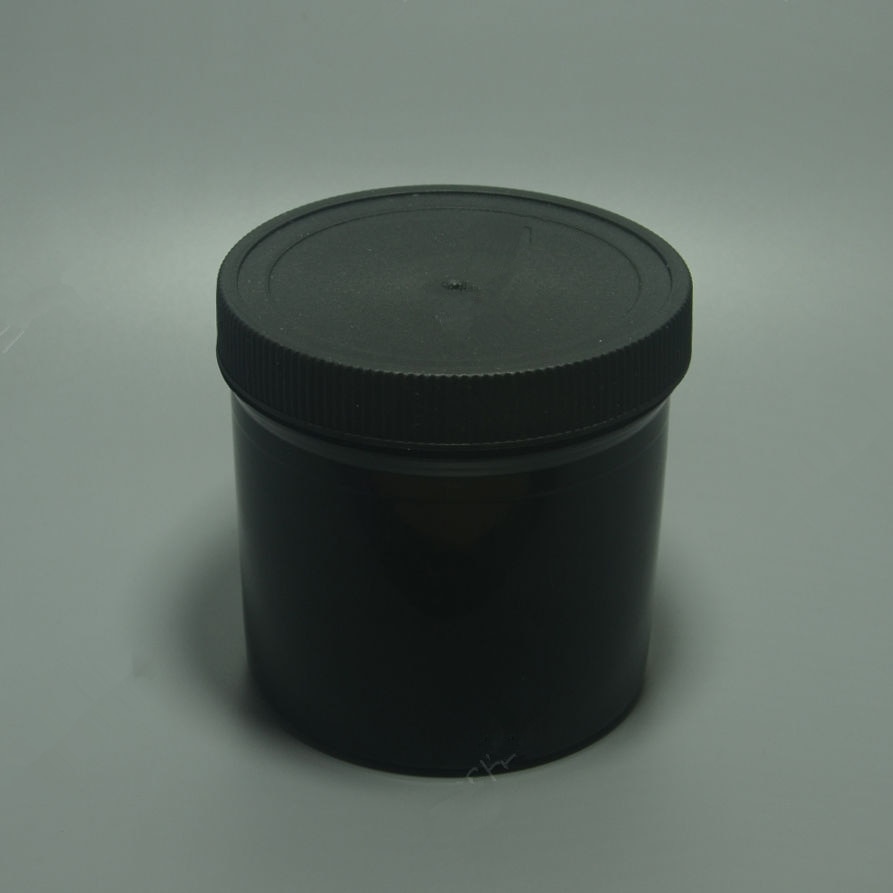 Black plastic wide mouth jar with straight body,lab reagent bottle 100ml 250ml 500ml 1000ml