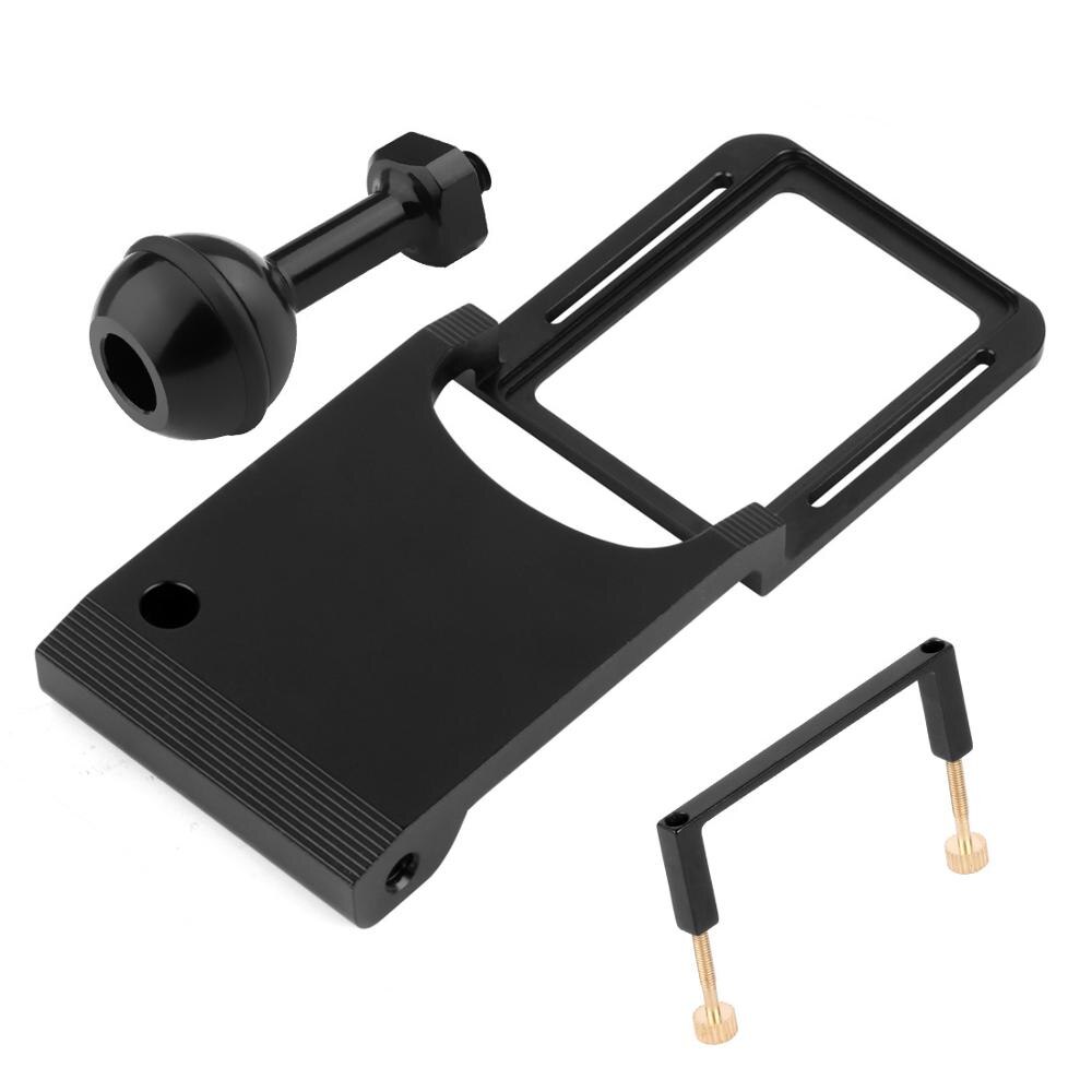 Cámara Gimbal Mount adaptador de interruptor placa con bola de cabeza para la Gopro Hero 7/6/5/4 sesiones deportes Cam para Osmo Zhiyun Feiyu: for usual cam kit 1