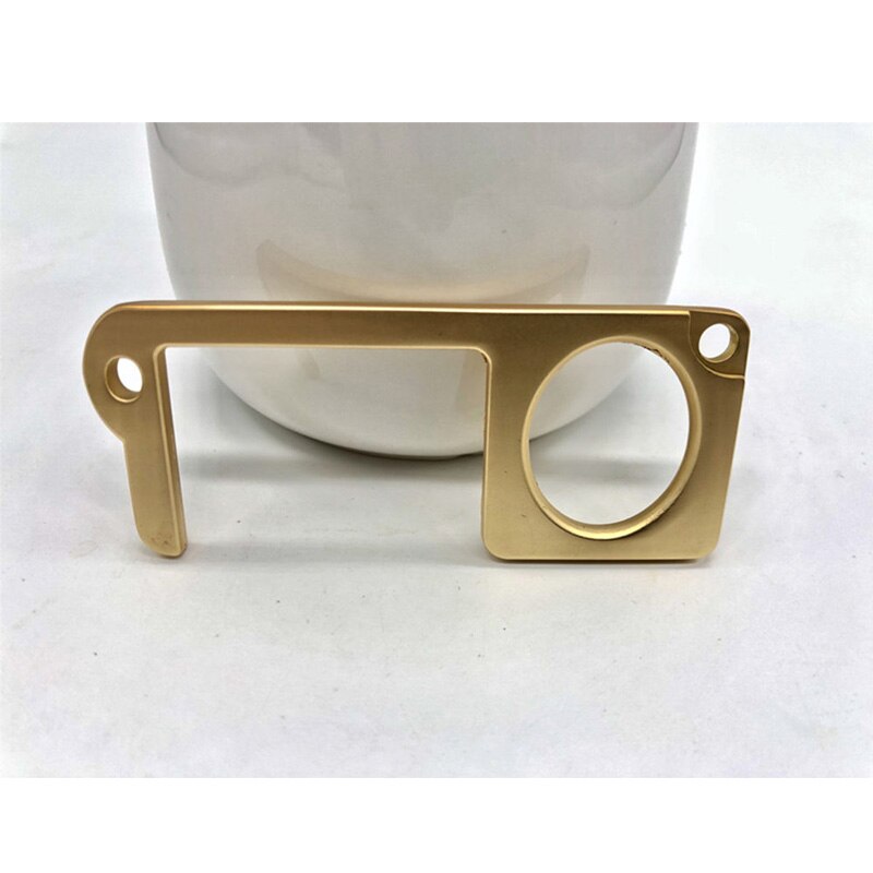 Ouvre-porte Anti-contact antibactérien anti-épidémie anti-virus en laiton EDC protection isolation clé sécurité et santé ouvre-porte: 6
