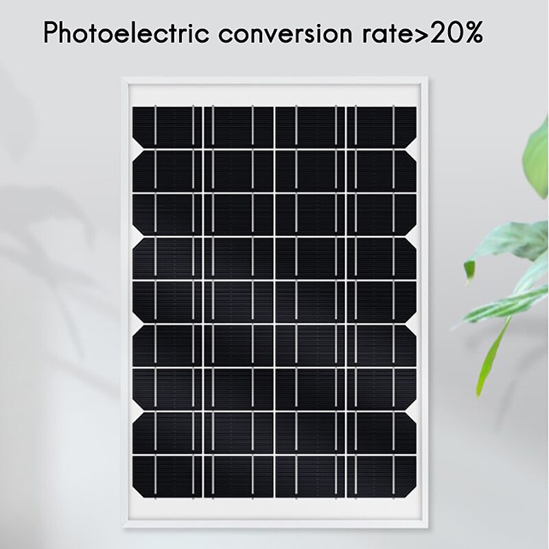 Panneau Solaire Monocristallin Portable 12V - 10W à 200W, Flexible, étanche