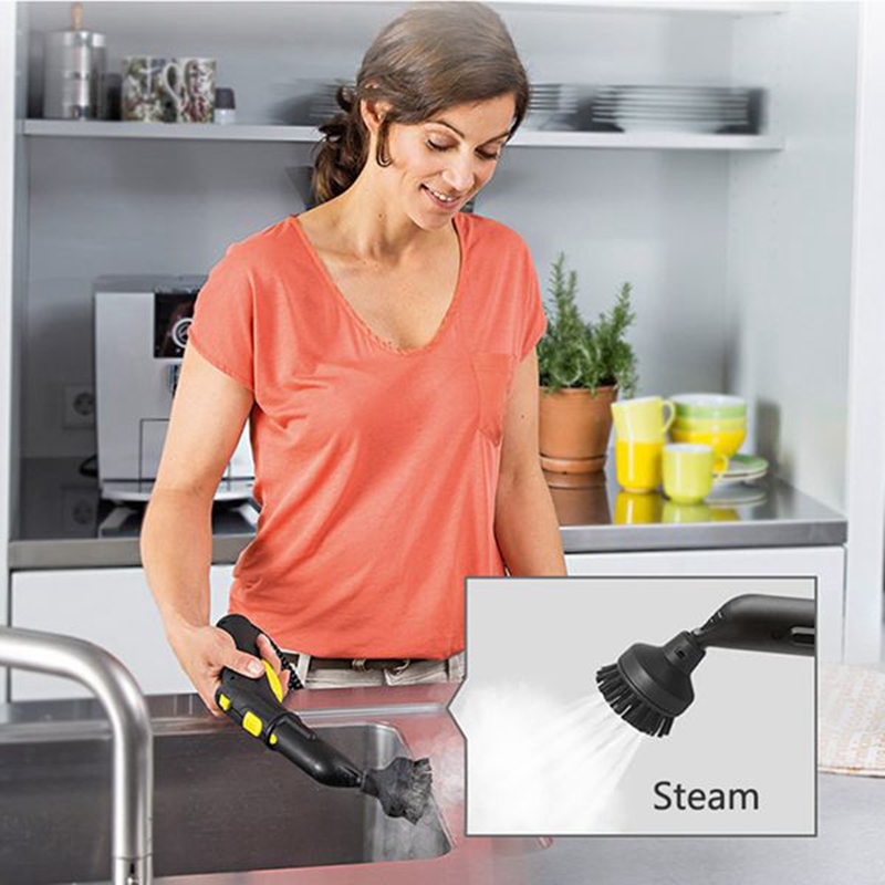 Steam Cleaner Slit Nozzle Brush Sprinkler Nozzle Head for Karcher SC1 SC2 SC3 SC4 SC5 SC7 Big Round Brush Steam Mop