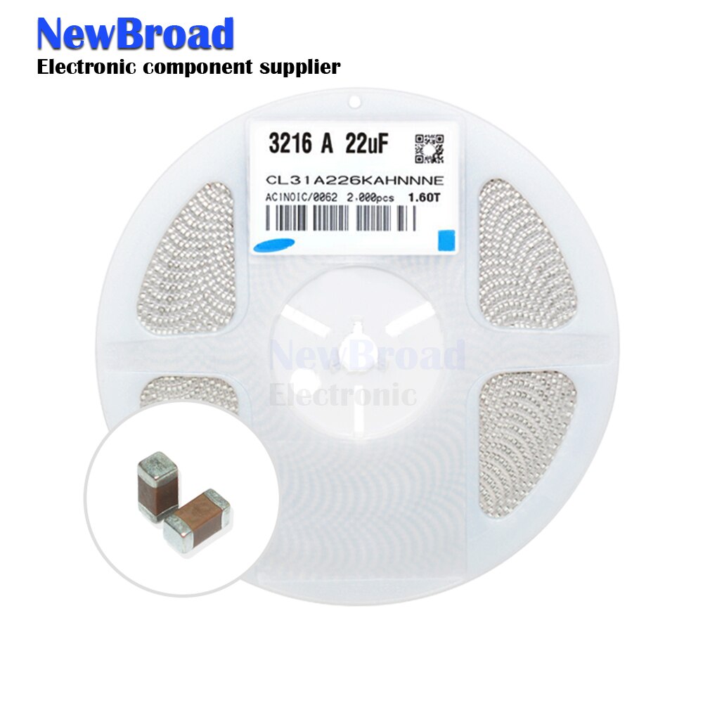 100Pcs 22PF Npo Fout 5% 50V 1206 22P Smd Condensator