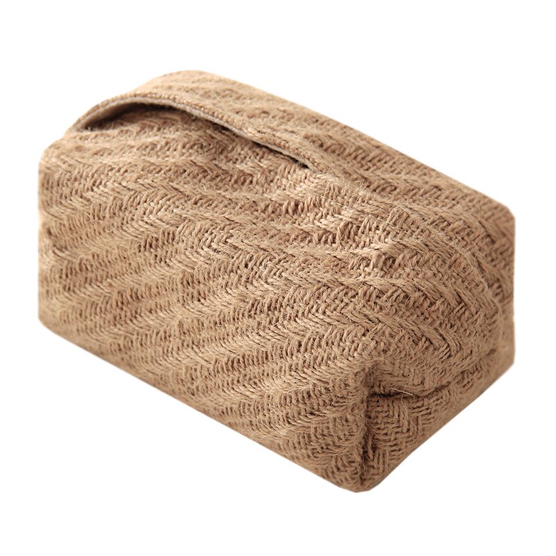 eins Baumwolle Und Leinen Pumpen Kasten Stoff Einfache Weben Homestay Dekoration Wc Papier Lagerung Beige Aprikose Foto Stütze: B