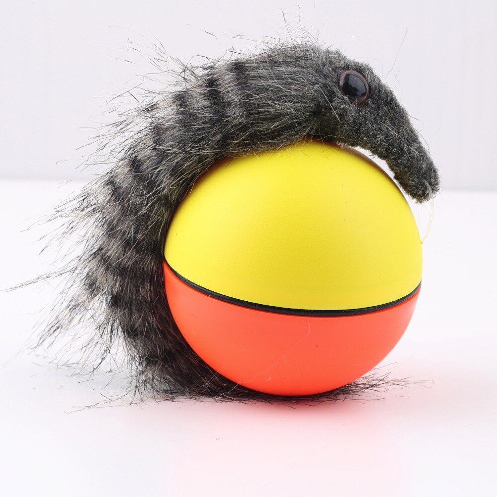 populaire chien chat belette motorisé drôle boule roulante animal de compagnie enfants Chaser saut amusant mobile jouet directe directe