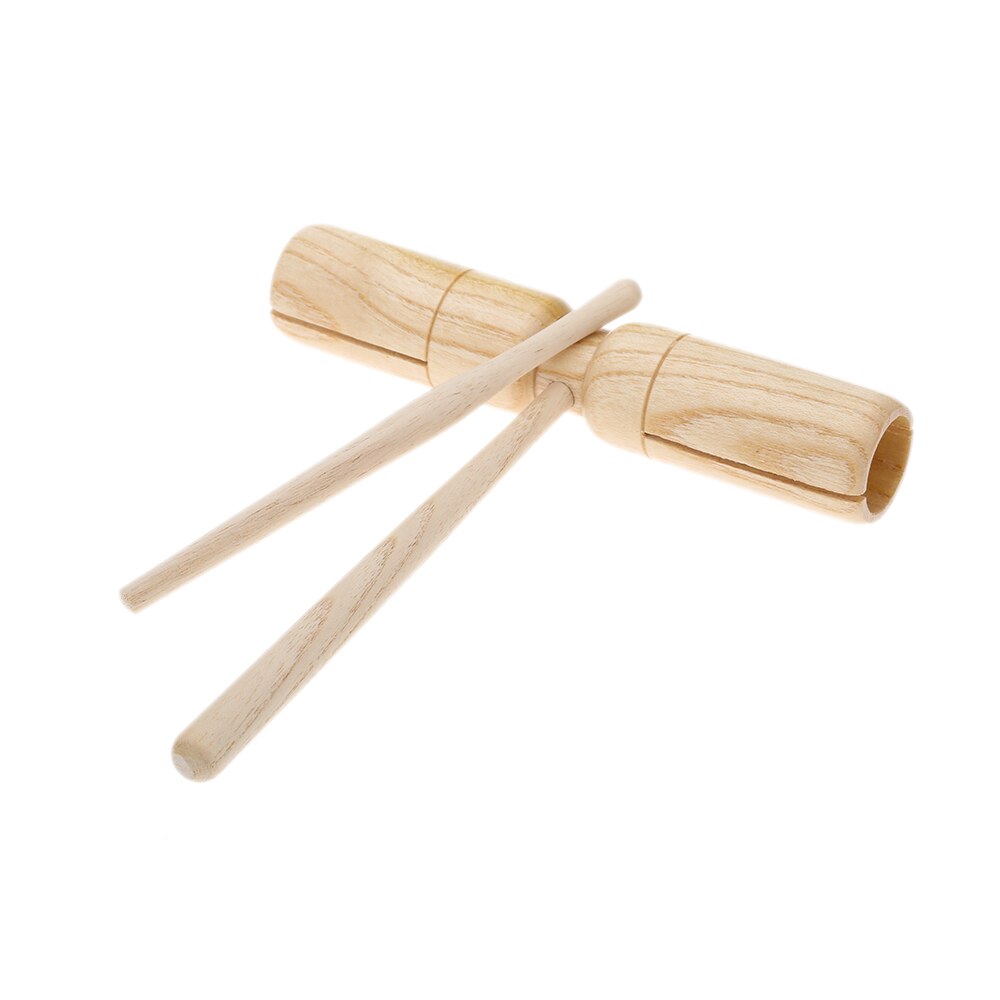 Grand Instrument de Percussion matériel petit corbeau en bois sondeur deux tons exquis enfant Instrument de musique