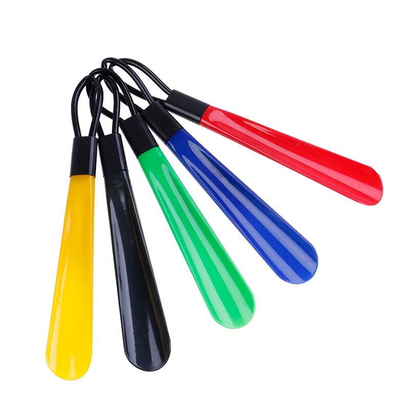 5PCS/lot Women Men Plastic Shoes Horn 28.5cm Plastic Spoon Shape Pull Shoes Shoehorn