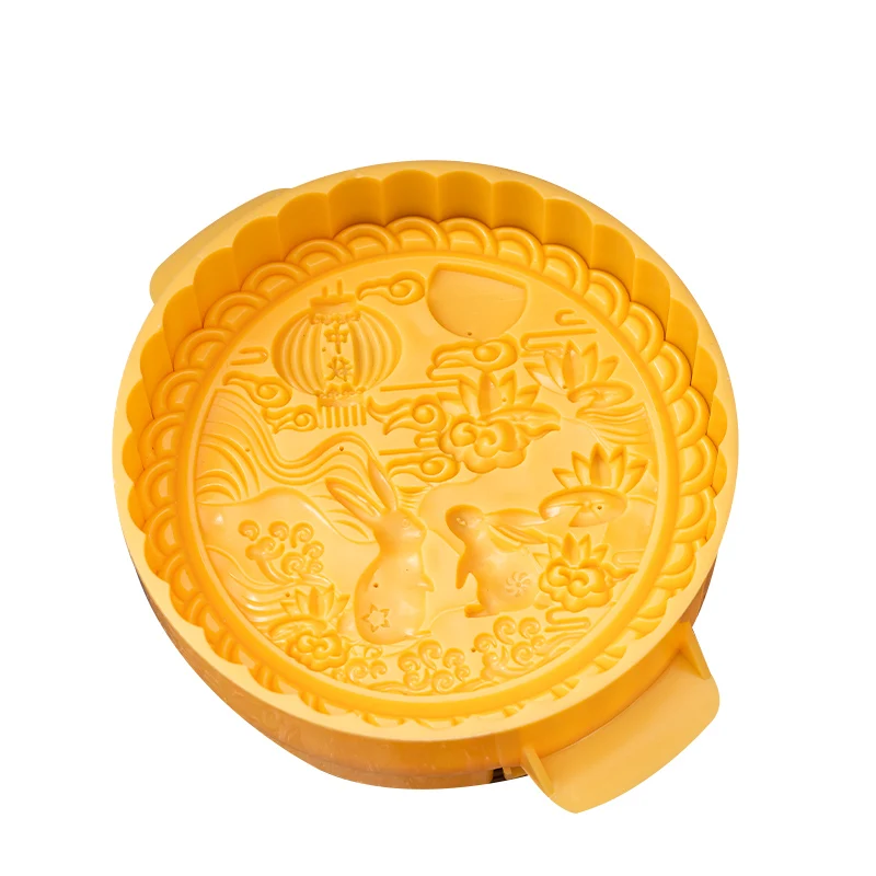 Festival del Medio Otoño molde de pastel de luna grande prensado a mano estilo cantonés 1 catties 600g horneado casero abrasivo comercial
