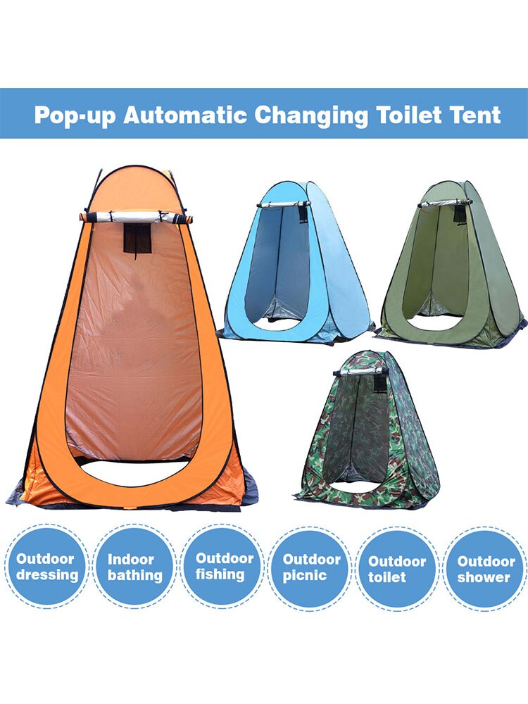 Fácil de configurar portátil ducha al aire libre tienda Pop Pod Cambiar de habitación de privacidad de campamento baño lluvia refugio para acampar y playa