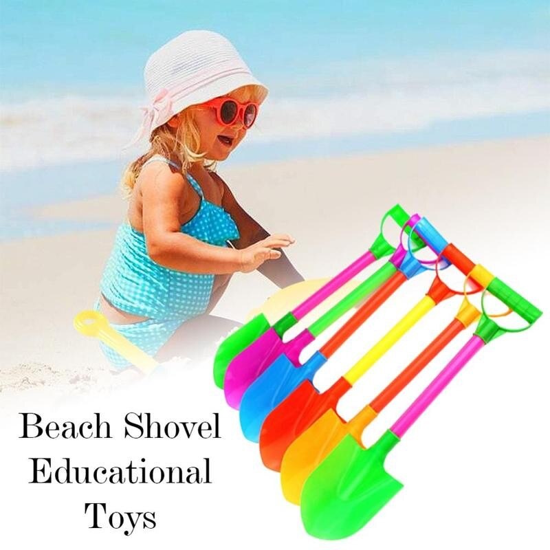 1 pièces en plein air été plage pelles creuser sable outils drôle enfants en plein air plage pelle creuser sable pelle jouets couleur aléatoire