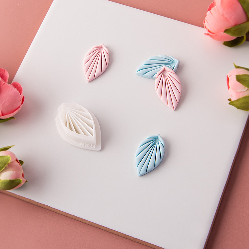 Cortador de arcilla polimérica Vintage, cortadores de arcilla de flores en relieve bohemio de loto para broches, joyería, pendientes, herramientas de fabricación DIY
