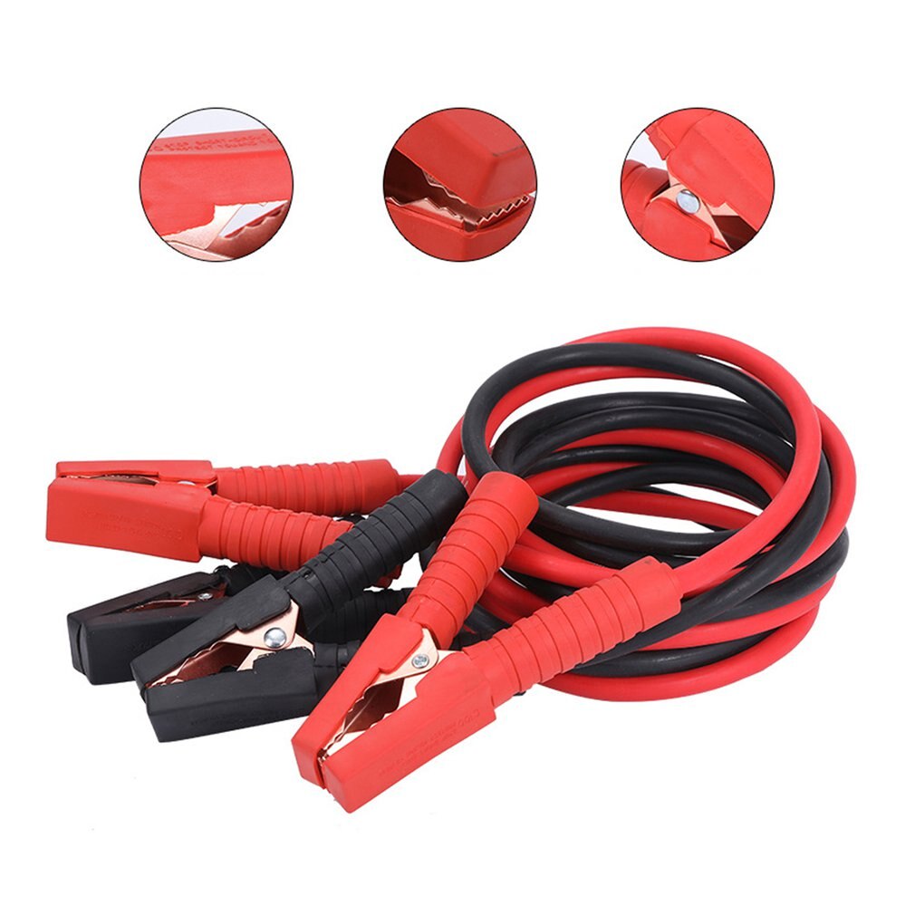 4m Line Pure Copper Emergency Charging Line Fire Line Thickening 2500A Multi-functional Charging Ignition Line