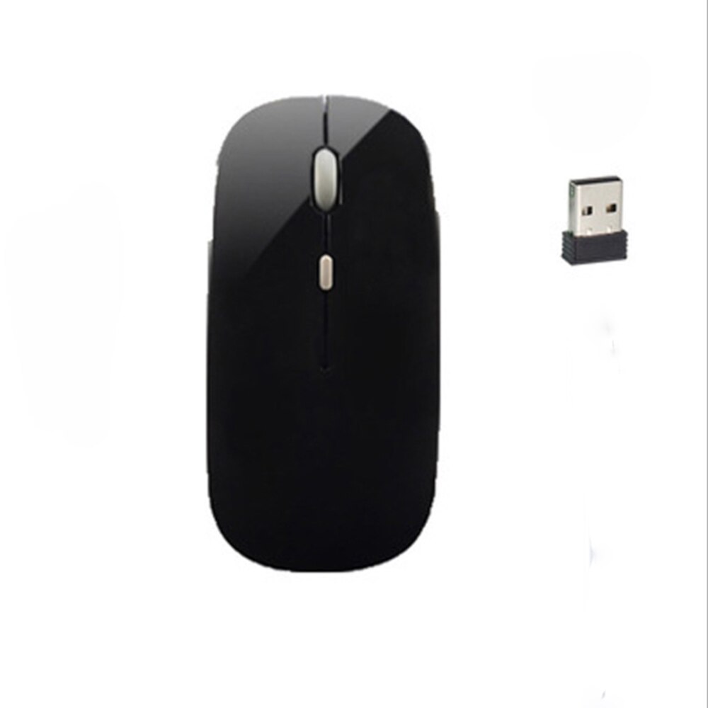 Rechargeable Wireless Mouse, 2.4G Silent mouse, Mouse with USB Receive