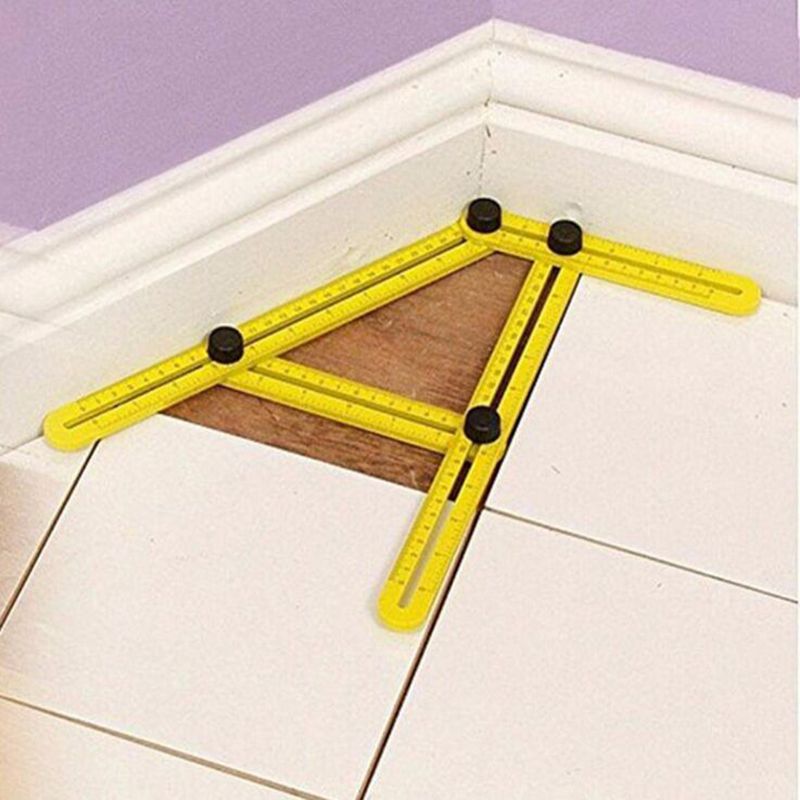 Template Tool Angle Measuring Protractor Multi-Angle Ruler Builders Craftsmen Engineers Layout