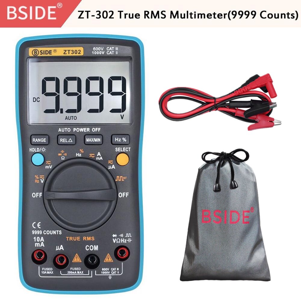 BSIDE ZT301 ZT302 Digital Multimeter 8000 9999 Zäh... Grandado