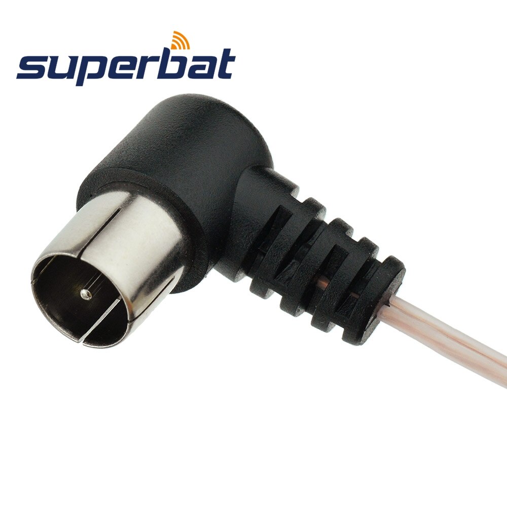 Antenne FM Superbat 1.6m Avec Adaptateur - Pour Radio Stéréo Intérieure - Améliore La Réception