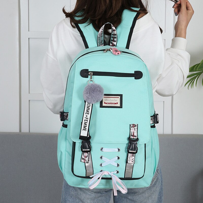 Nouvelle sacs d'école pour adolescentes enfants sac à dos femmes livre grande capacité école sac à dos toile voyage sac Mochila