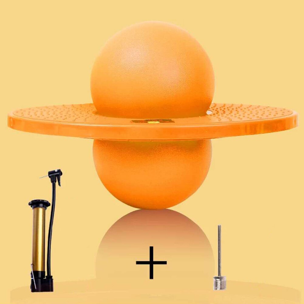 Pogo – balle rebondissante avec poignée et pompes, jouet de saut, capacité de charge maximale de 220lb, adapté aux enfants et aux adultes, offre spéciale: YELLOW