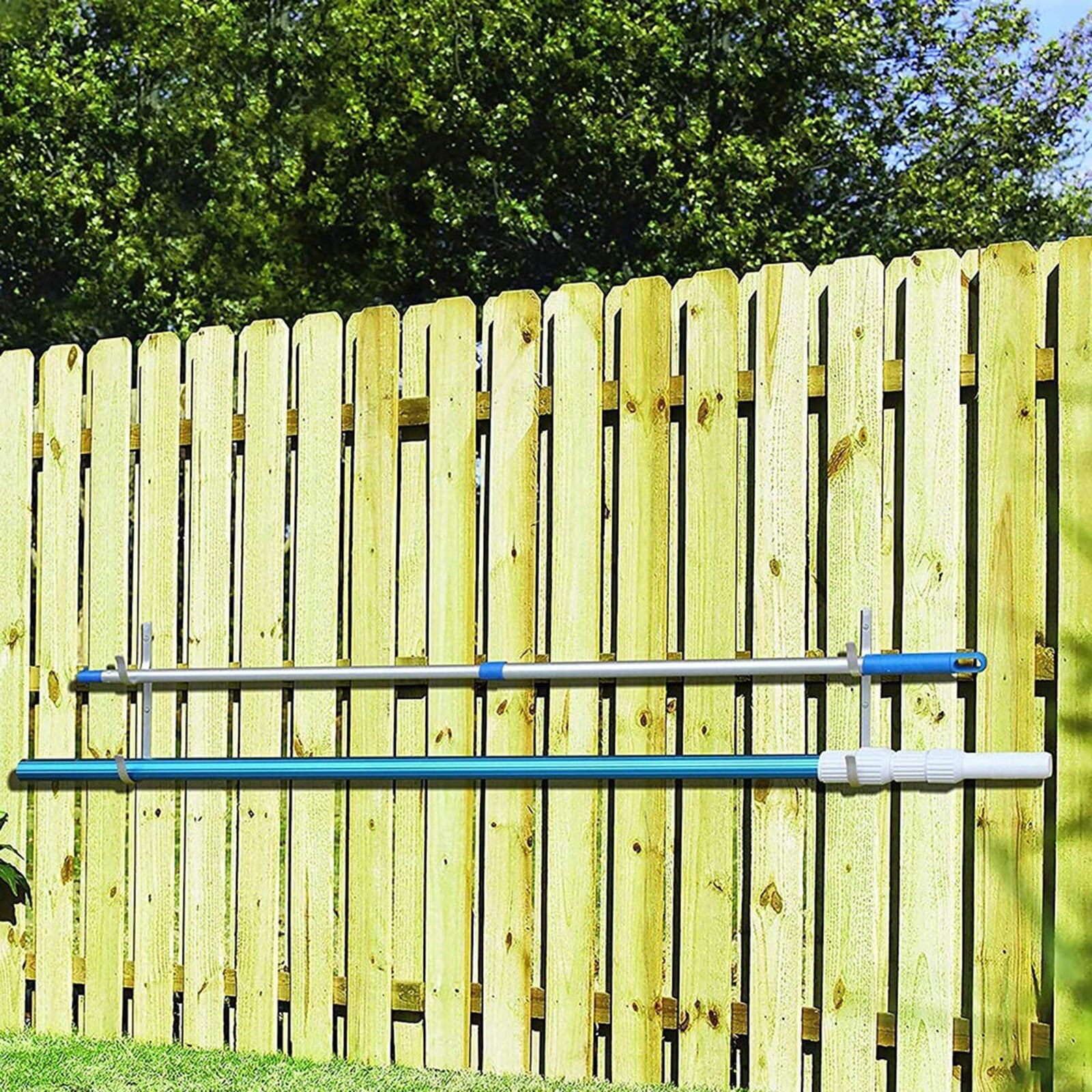 2pcs Hook Telescoping Pole Hooks Portable Leaf Rakes Aluminum Alloy Multipurpose Organizer Swimming Pool Hanger Accessories Tool