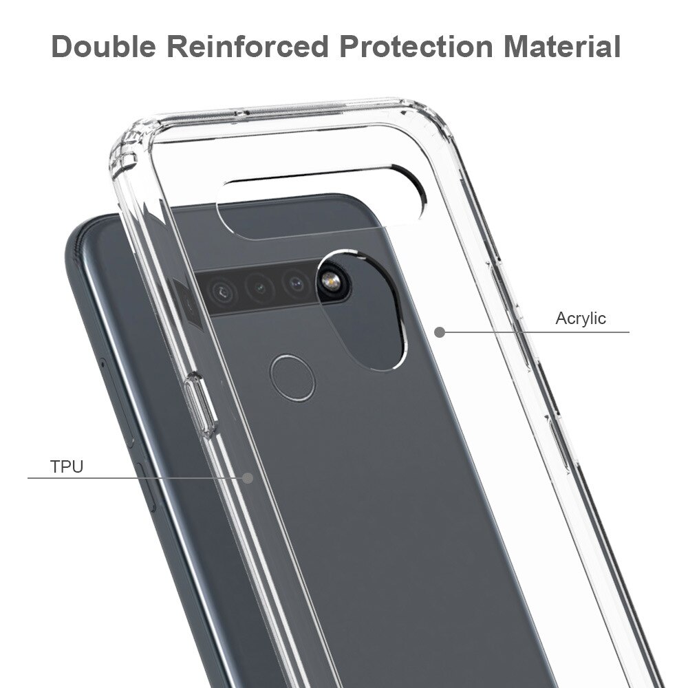 Voor Lg K41S / K40S / K40 Case Crystal Hybrid Bumper Clear Phone Case Voor Lg K50S K50 Q51 K51 k61 Back Cover Acryl Gevallen K 41S
