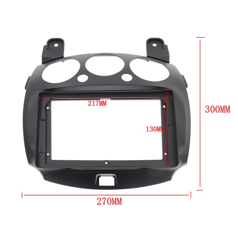 2DIN Auto Stereo Dvd Radio Fascia Voor Mazda 2 Audio Speler Panel Adapter Frame Dash Mount Installatie Kit
