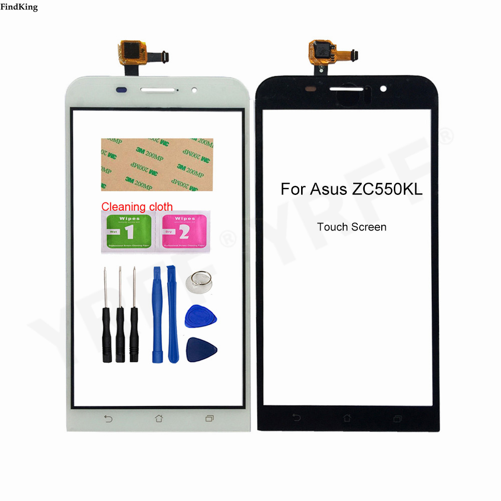 5.5&quot; Touch Screen For Asus ZenFone Max ZC550KL Touch Screen Digitizer Sensor Outer Glass Lens Panel Replacement