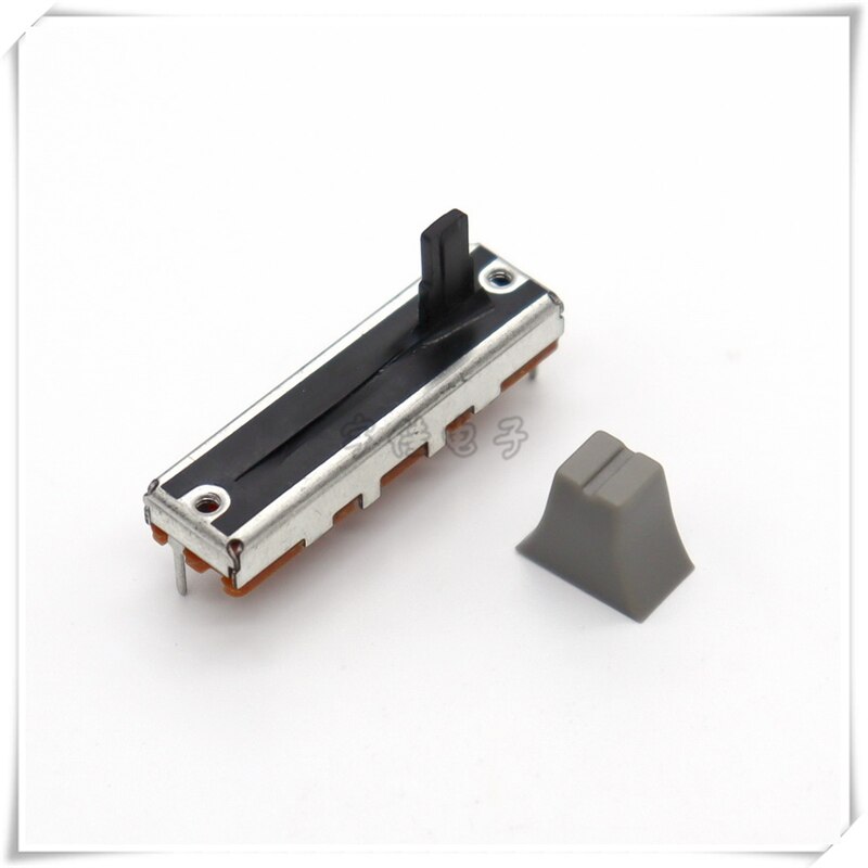 35MM mixer fader B10K mono straight sliding potentiometer B103 tripod handle length 10MM with hat