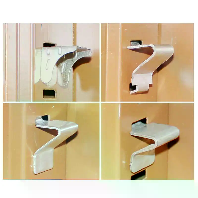 10 stuks robuuste metalen plankclips voor kasten, duurzame plankdragers voor archiefkasten, verstelbare plankclips