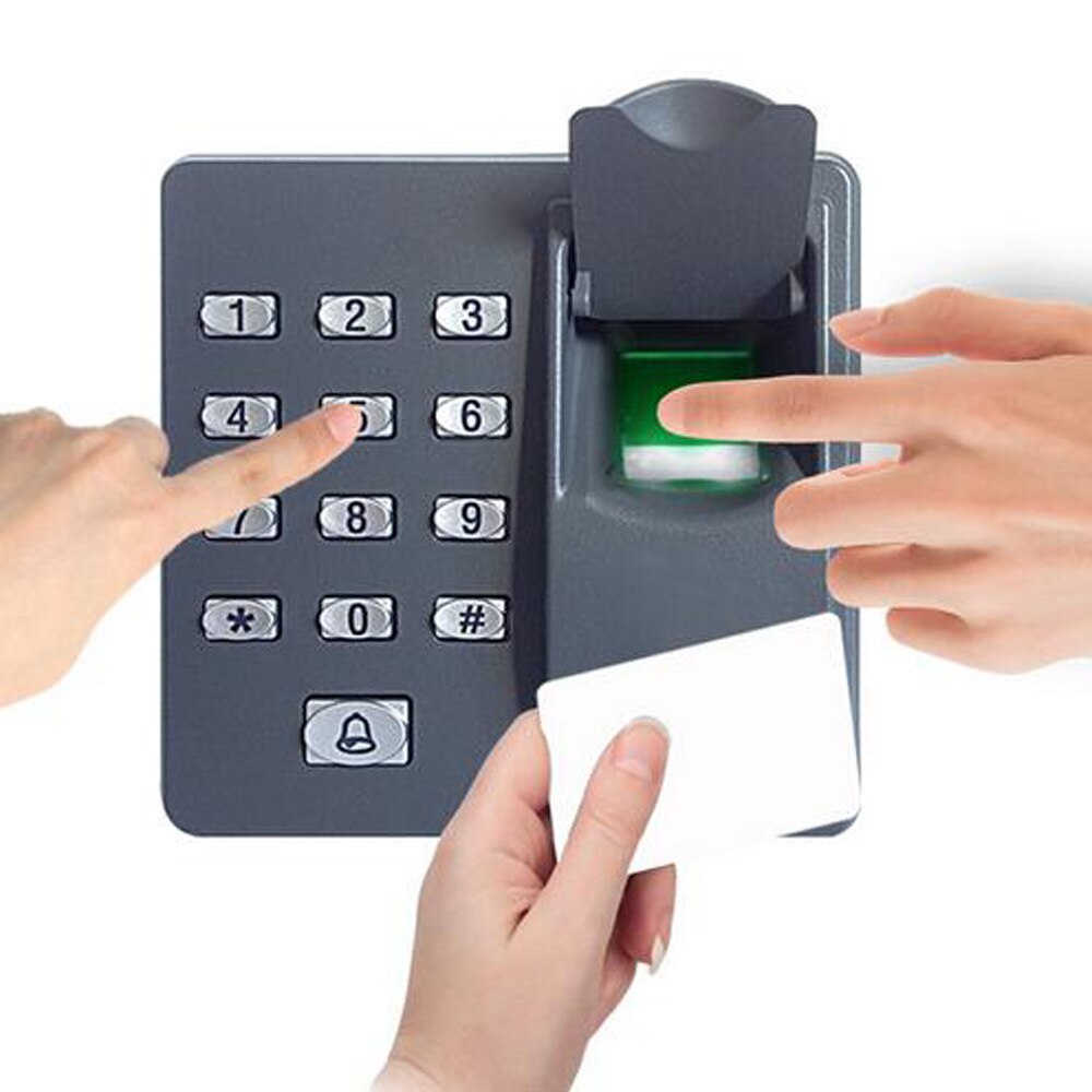 Sistema de Control de acceso con huella dactilar, tarjeta de identificación de usuario, contraseña de entrada, teclado, mini Control de acceso, lector de teclado, 500