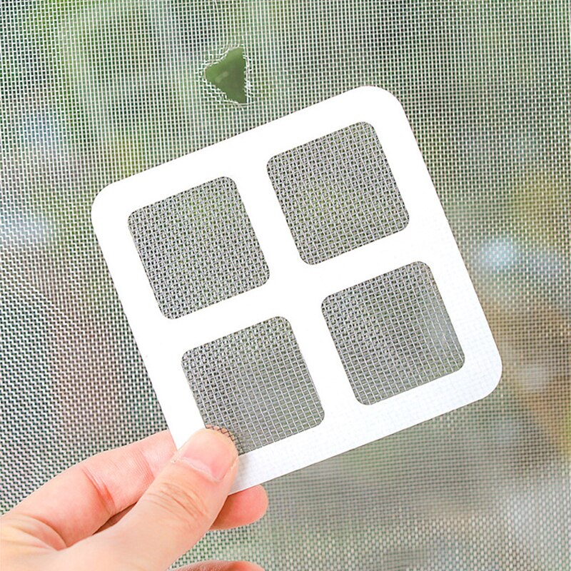 Anti mosquito fly bug inseto reparação tela adesivos de parede remendo malha janela tela correção net janela casa adesivo tela porta