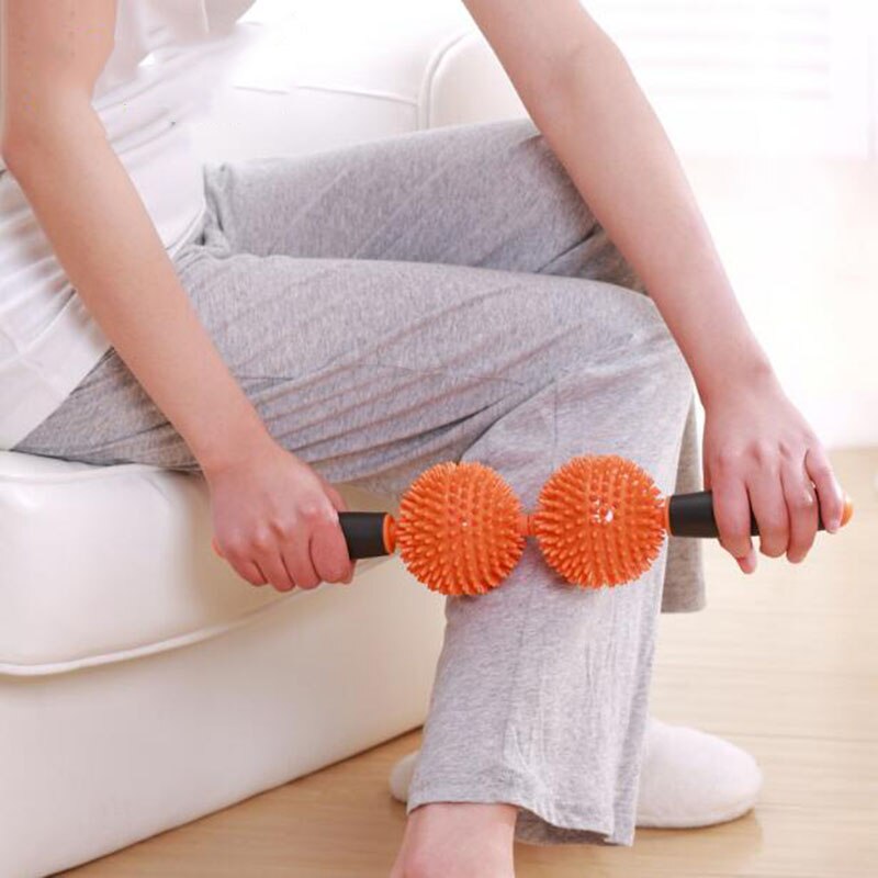 Salg massage rulle fitness massage stick meridian sundhedspleje ryg massager afslapnings massage instrument