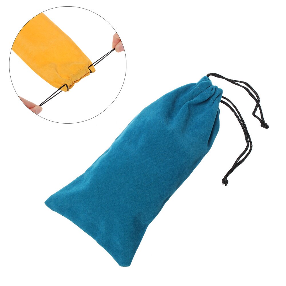 1Pc Koord Fluwelen Zakjes 18X9Cm Sieraden Verpakking Display Tassen Zachte Brillen Pocket Bril Doek Bag Eyewear case