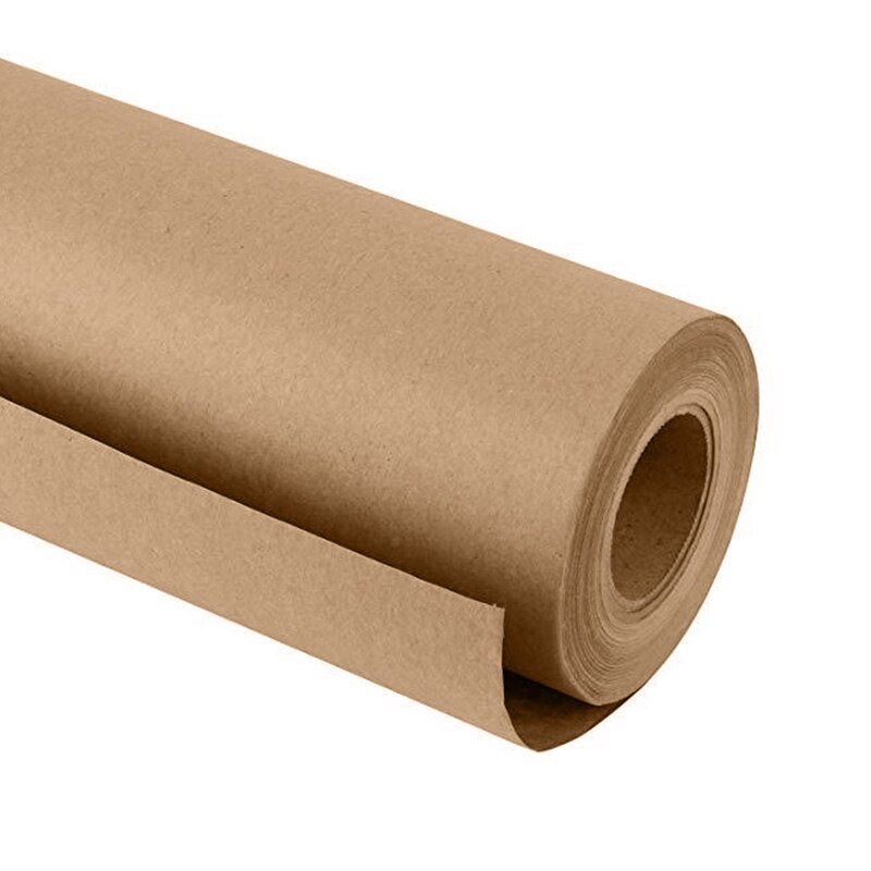 30 Meters Kraft Wrapping Paper Roll For Wedding Birthday Party Flower Poster Wrapping Parcel Packing Art Craft Materials