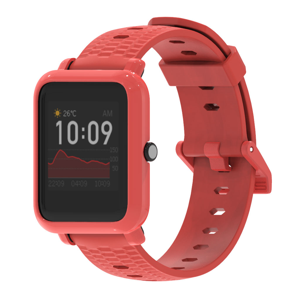 Handledsrem för huami amazfit bip s armband 20mm klockband skydd armband för amazfit bip 1s skyddsfodral för bip s