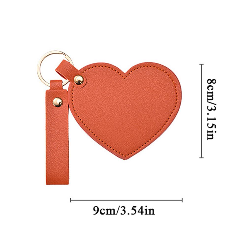 Sleutelhanger met spiegel Rugzakhanger Hangende make-upspiegel Mini Pocket Heart Bag Accessoires Sleutelhanger Sleutelhouder Mart Ett Llaveros