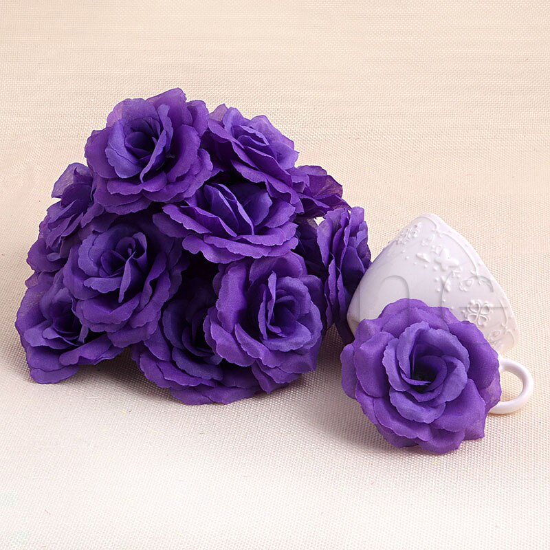 20Pcs Roses Artificial Silk Flower Heads DIY Small Bud Party Wedding Home Decor: D20206-DP