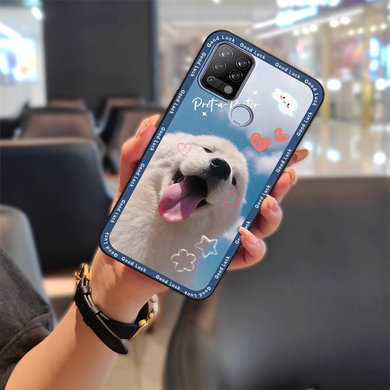 Mobile Case Shockproof Phone Case For Tecno Pova/LD7 Back Cover Silicone Full wrap Phone Protector Cover Anti-dust TPU: Brown