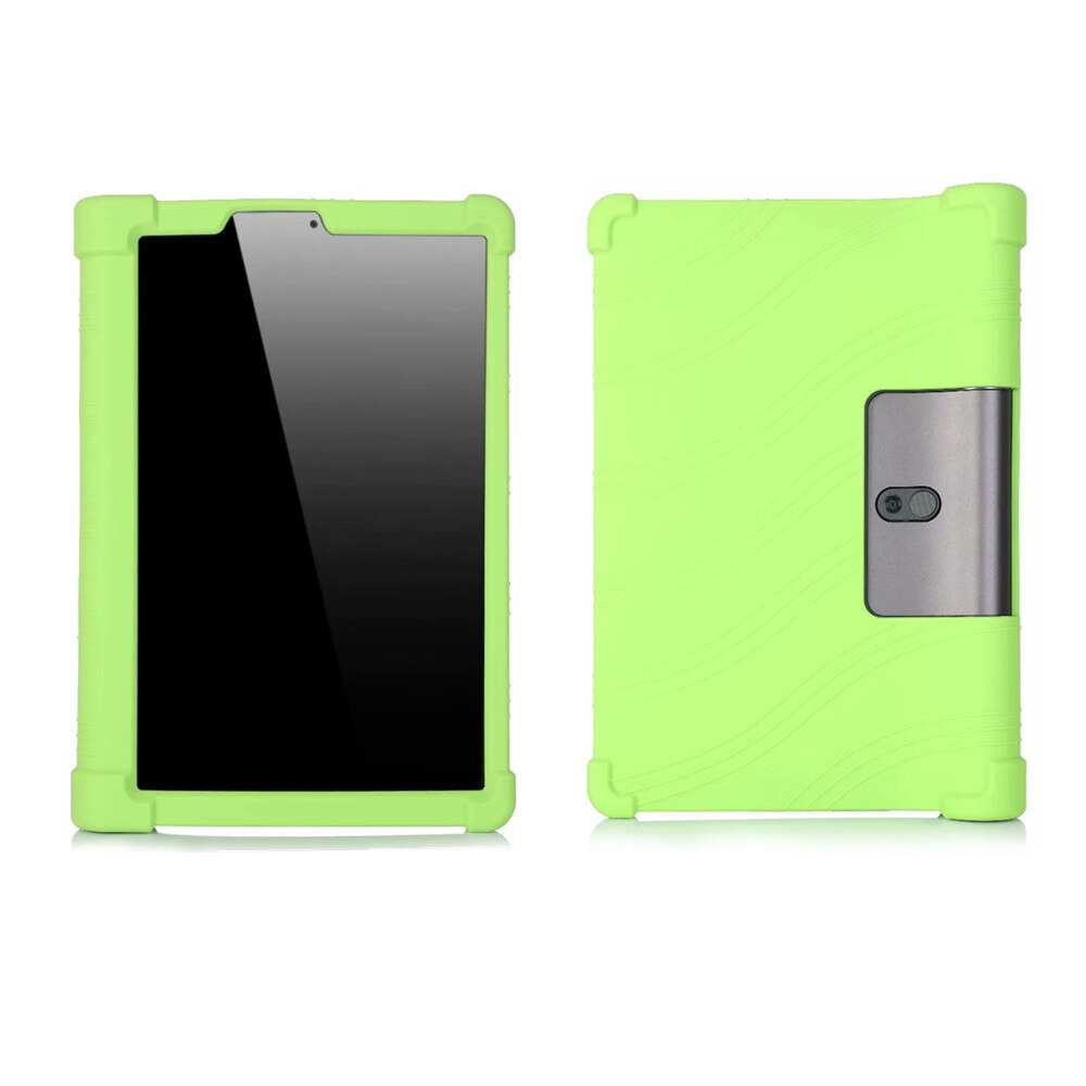 Étui En Silicone souple pour Lenovo Yoga Tab 5 YT-X705F Complet Protège la Couverture pour Yoga Option Futée YT-X705: Green