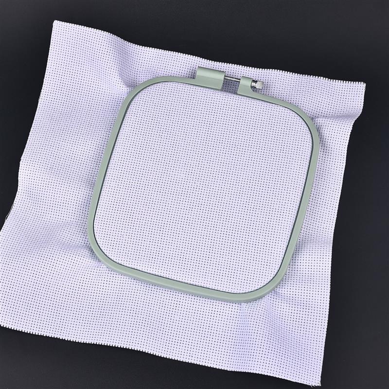 Plastic Square Embroidery Hoops Cross Stitch Hoop Ring DIY Needlecraft Cross Stitch Loop Hand Household Sewing Tools 5 Sizes