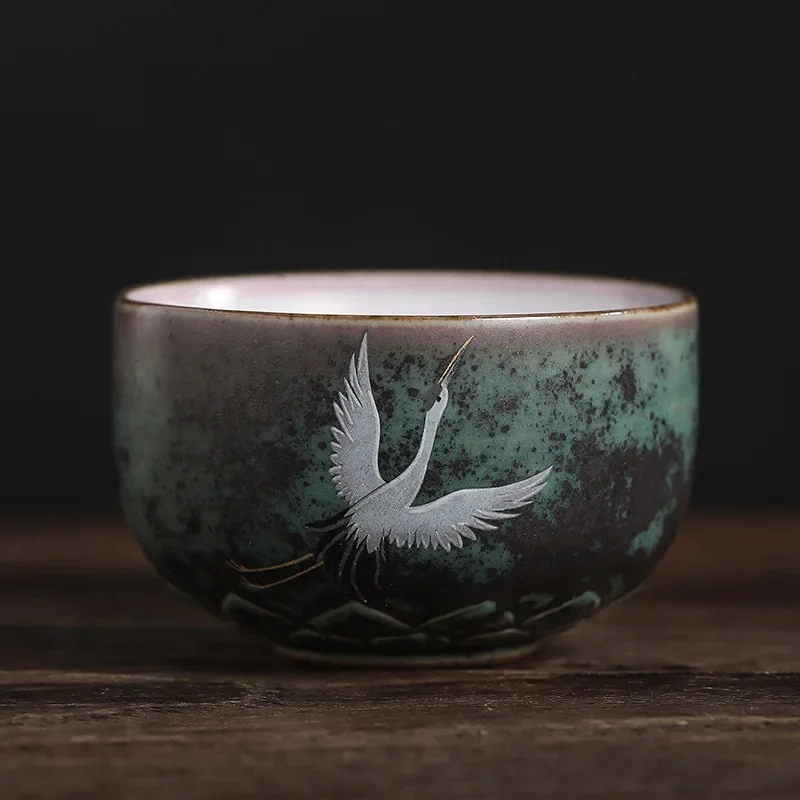 1 stk /3 stk japansk stil keramisk kaffekop porcelæn personlig enkelt keramik te kopper drinkware vin krus vand krus: B -100ml