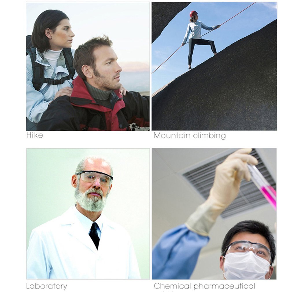 Clear Safety Goggles Workplace Eye Protective Wear Labour Working Protective Glasses Wind Dust Anti-fog Glasses 1pcs