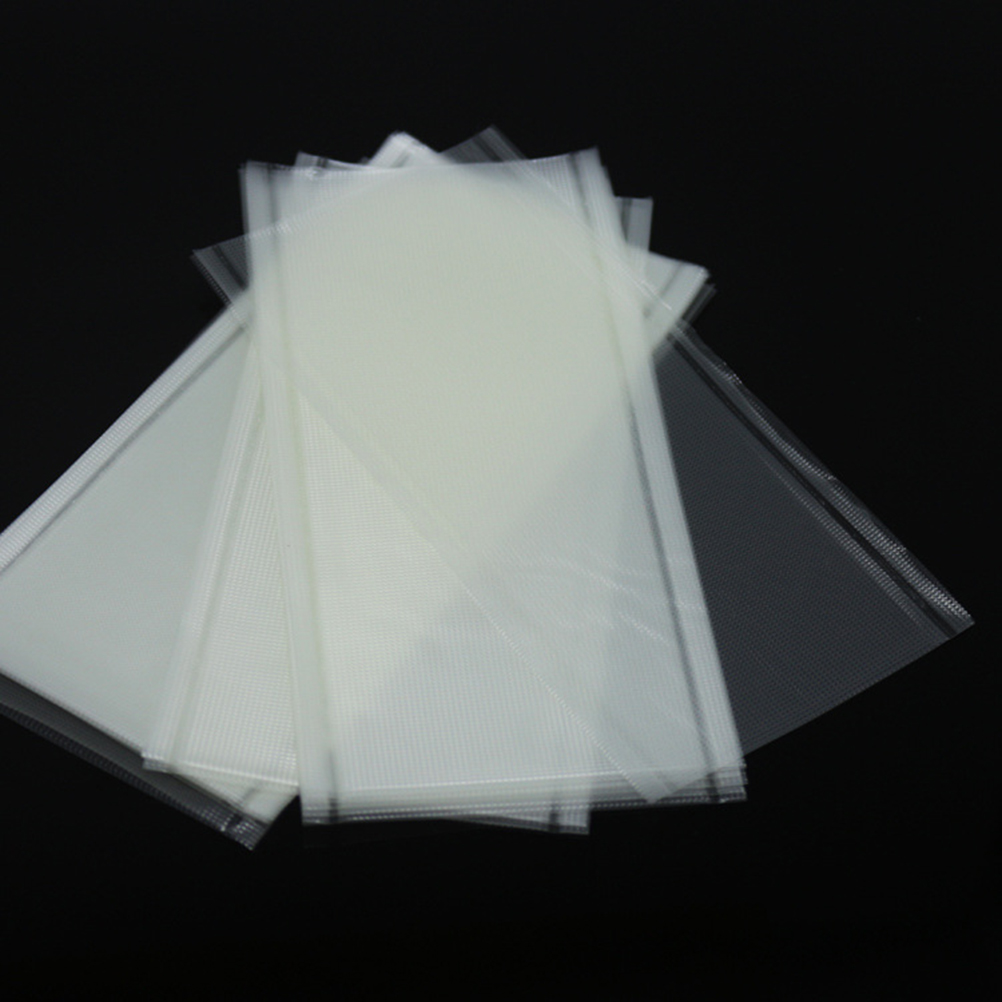 100pcs PVA Water Soluble Bag Carp Fishing Bag Mesh Bag for Solid Bait 6x12cm