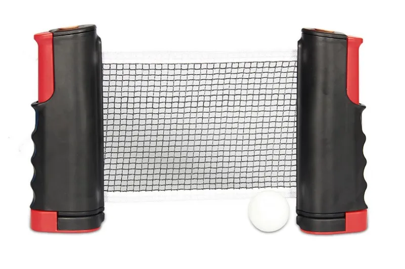 170 cm einziehbares Tischtennisnetz, tragbares Tischtennisnetz, 175 cm, skalierbarer Anzug für jedes Tischübungszubehör