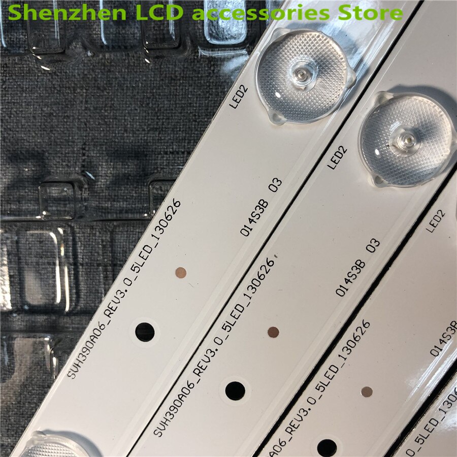 16PCS LED backlight strip for HD400DF-E37 Samsung 2013CHI390 2013CHI400 40H4C NS-40D420NA16 LED40K20JD led39k20d 39Ec260JD