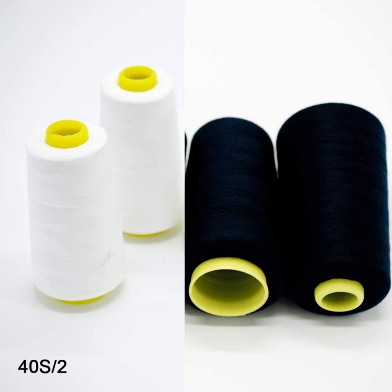 8 Pack Thread Cones 3000 Yards Each Spool Sewing Thread All-Purpose Polyester Thread for Embroidery Machine