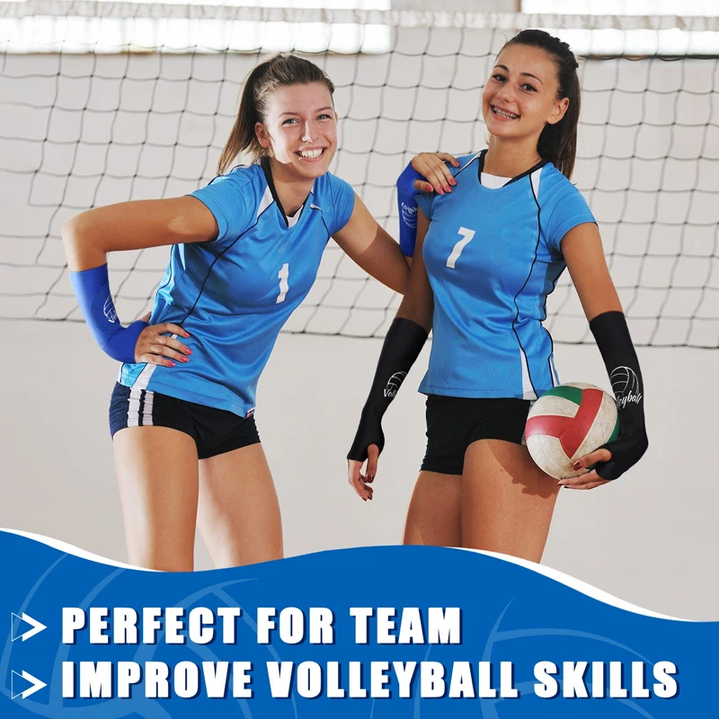 1 Paar Volleyball-Armmanschetten-Handschuhe für Unterarm, Kompressionstest, Training, Basketball, Handgelenkstütze, Schutz, Sport-Armschutz