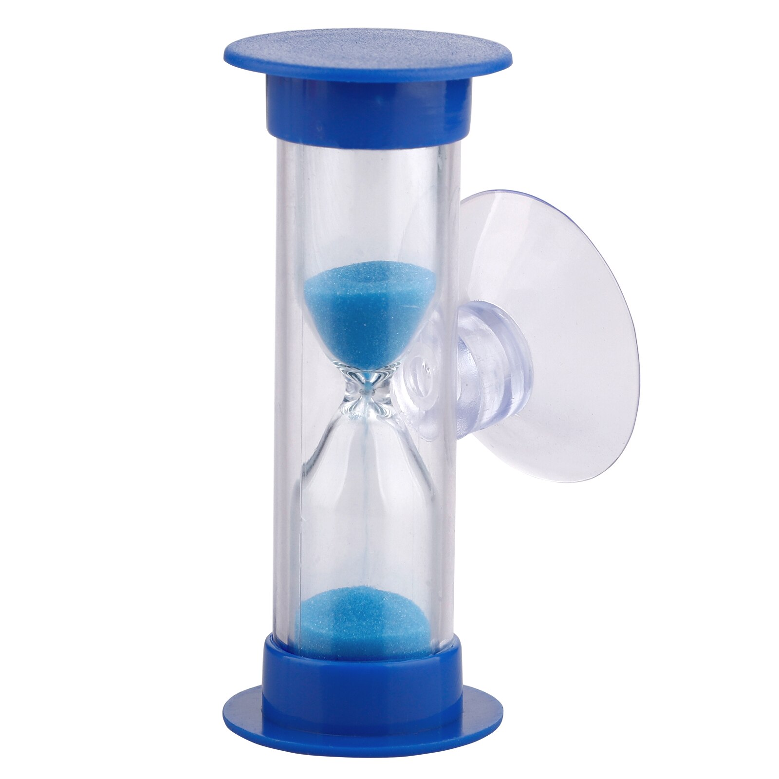 3-Minute Hourglasses Children Teeth Brushing Timer with Suction Cup Home Decor Hourglasses Toothbrush Timer For Brushing Kids: Blue