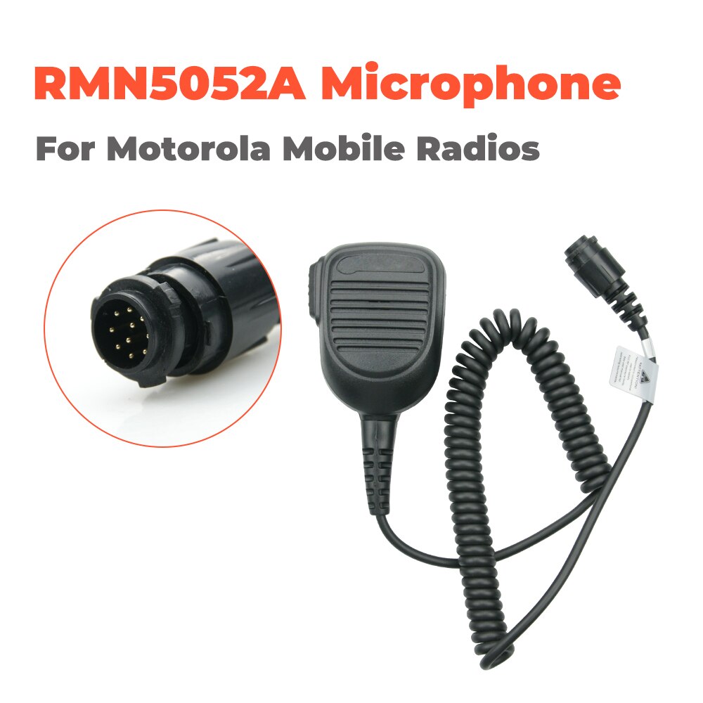 RMN5052A PTT Handheld Speaker MIC for Motorola Radio XIR-M8268 XPR4300 XPR4500 XPR4550 DGM4100 DGM6100