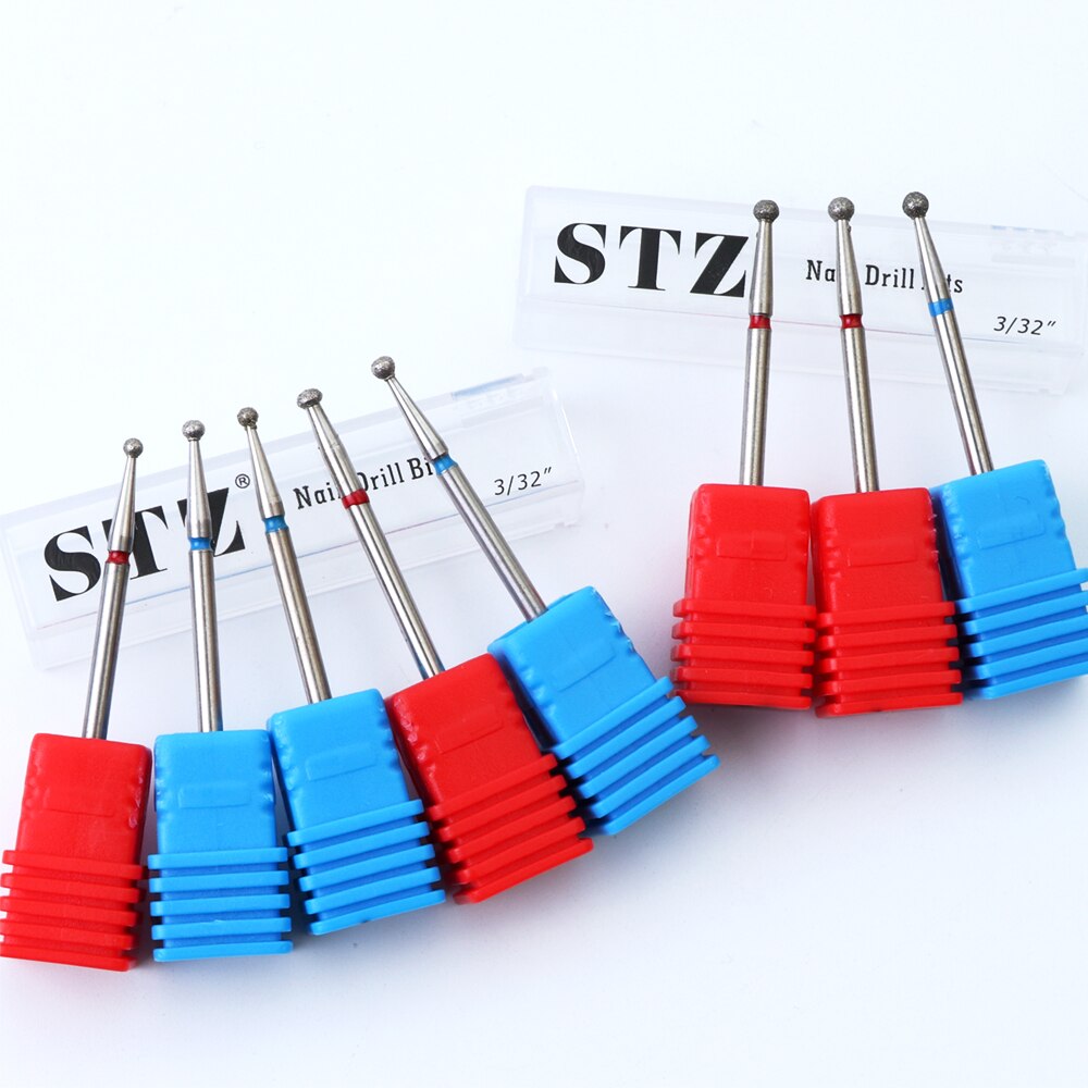 1pcs Nagel Boren Diamant Bal Hoofd Cuticle Cutter voor Manicure Nail Care Pro Elektrische Rotary Burr Molen Machine gereedschap BE23-30