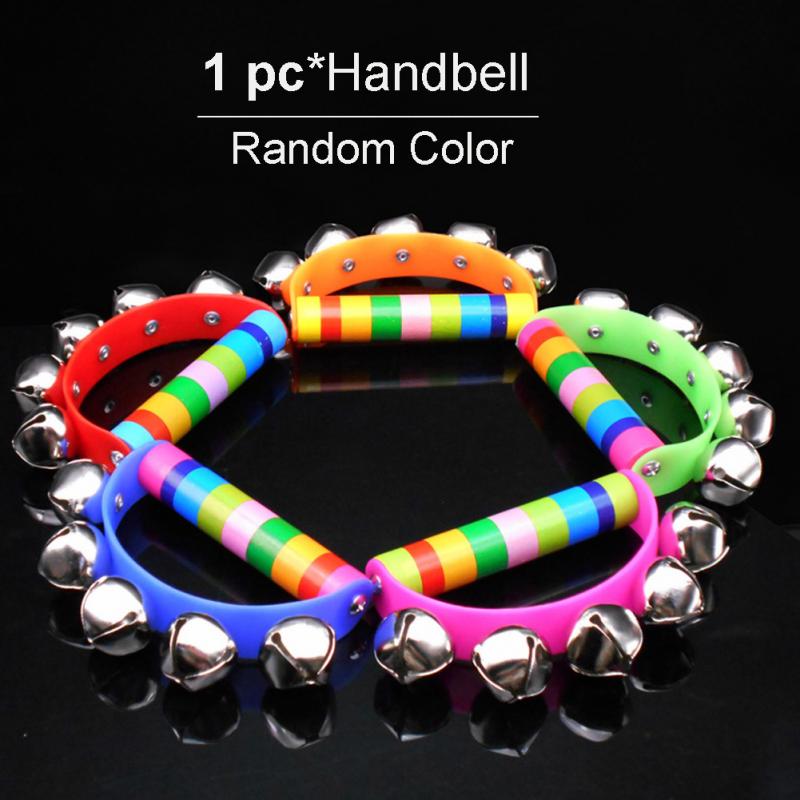 Musical Instrument Hand Held Tambourine Jingle Shaking Tambourine Rhythm Percussion Instrument For Baby Kid